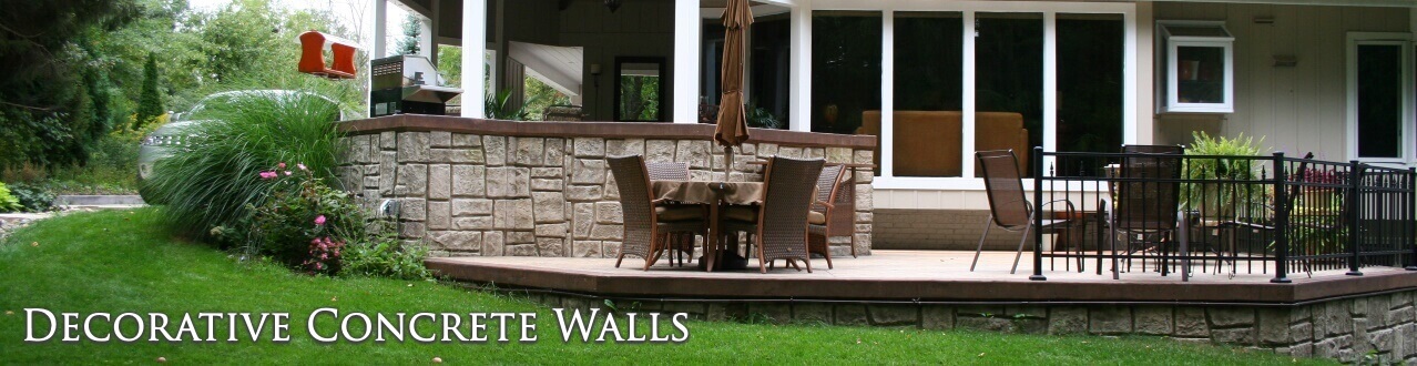 decorative wall and patio cascade michigan