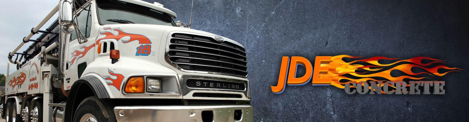 jde concrete sterling concrete pump truck
