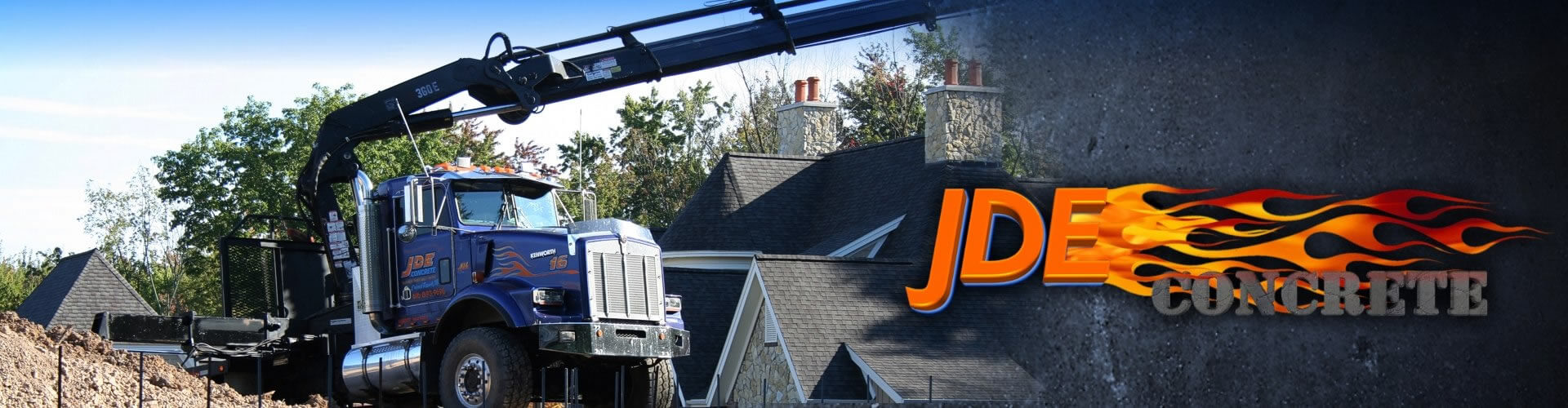 jde concrete kenworth wall forms panel truck